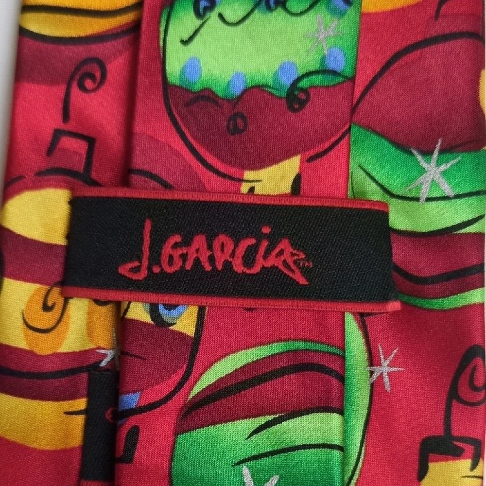 Jerry Garcia Holiday Christmas Tie Abstract Ornaments‎ Collection Fifty Eight 58